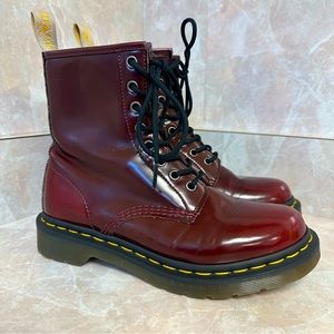 Dr Martens vegan 1460 cherry red Boots